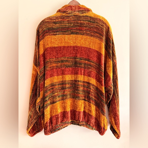 LOOMINUS Weavers 90s ARTIST L XL 1X Handwoven Art- Sweater Coat Jacket - Picture 6 of 16
